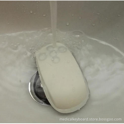 wireless 2.4Ghz silicone medical mouse with 5 mouse buttons and antibacterial coating